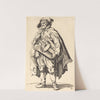 The Hurdy-Gurdy Player by After Jacques Callot