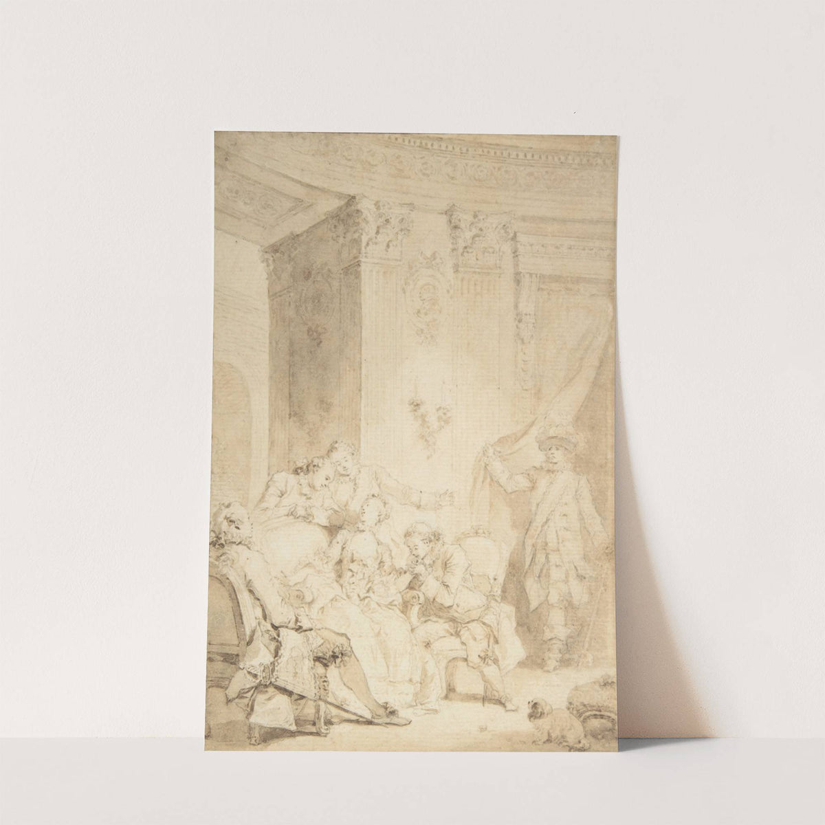 The Husband-Confessor by Jean-Honoré Fragonard