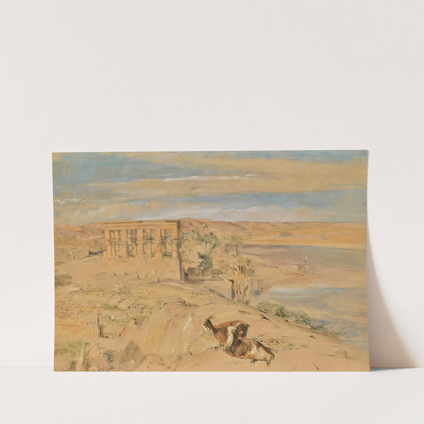 The Hypaethral Temple At Philae, Upper Egypt by John Frederick Lewis