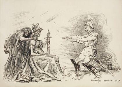The hypnotized; Now, Germania, what do you see; Nothing but victory William (1917) — size preview
