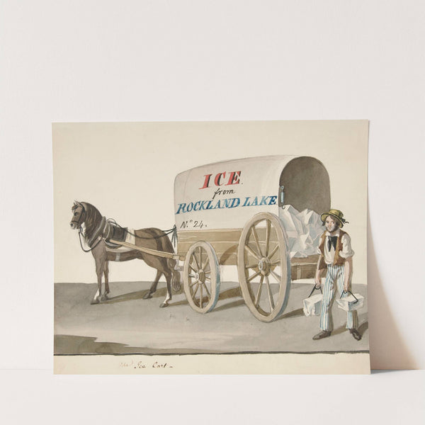 The Ice Cart by Nicolino Calyo