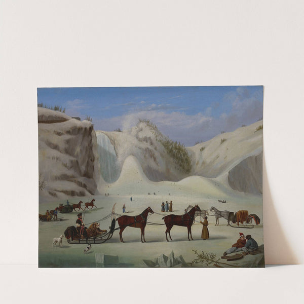 The Ice Cone, Montmorency Falls, Québec by Robert Clow Todd