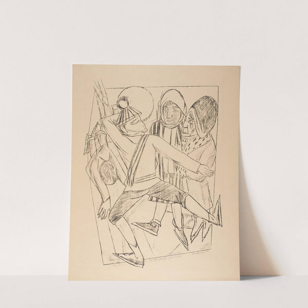 The Ice-Skater (1922) by Max Beckmann