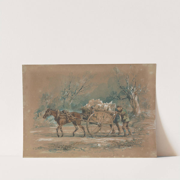 The Ice-Wagon by Henry Thomas Alken