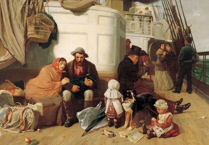 The immigrants’ ship