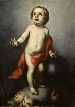 The infant Christ holding an orb — size preview