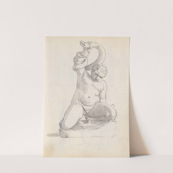 The Infant Hercules Strangling the Serpent, Uffizi, Florence by John Flaxman
