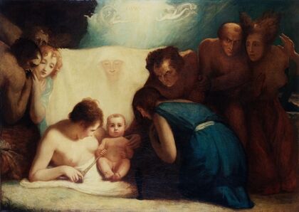 The infant Shakespeare attended by Nature and the Passions (1791)