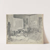 The interior of Józef Mehoffer’s studio in Paris (1892) by Józef Mehoffer