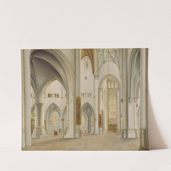 The Interior of Saint Bavo, Haarlem by Pieter Jansz Saenredam