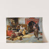 The interrupted game of draughts by Gyula Tornai