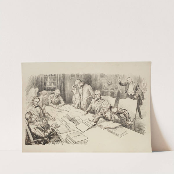 The Intruder; Hurry up, Sam. Never mind Patriotism (1919) by William Henry Walker