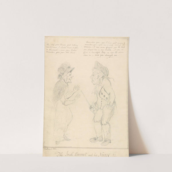 The Irish Baronet and His Nurse!! by George Moutard Woodward