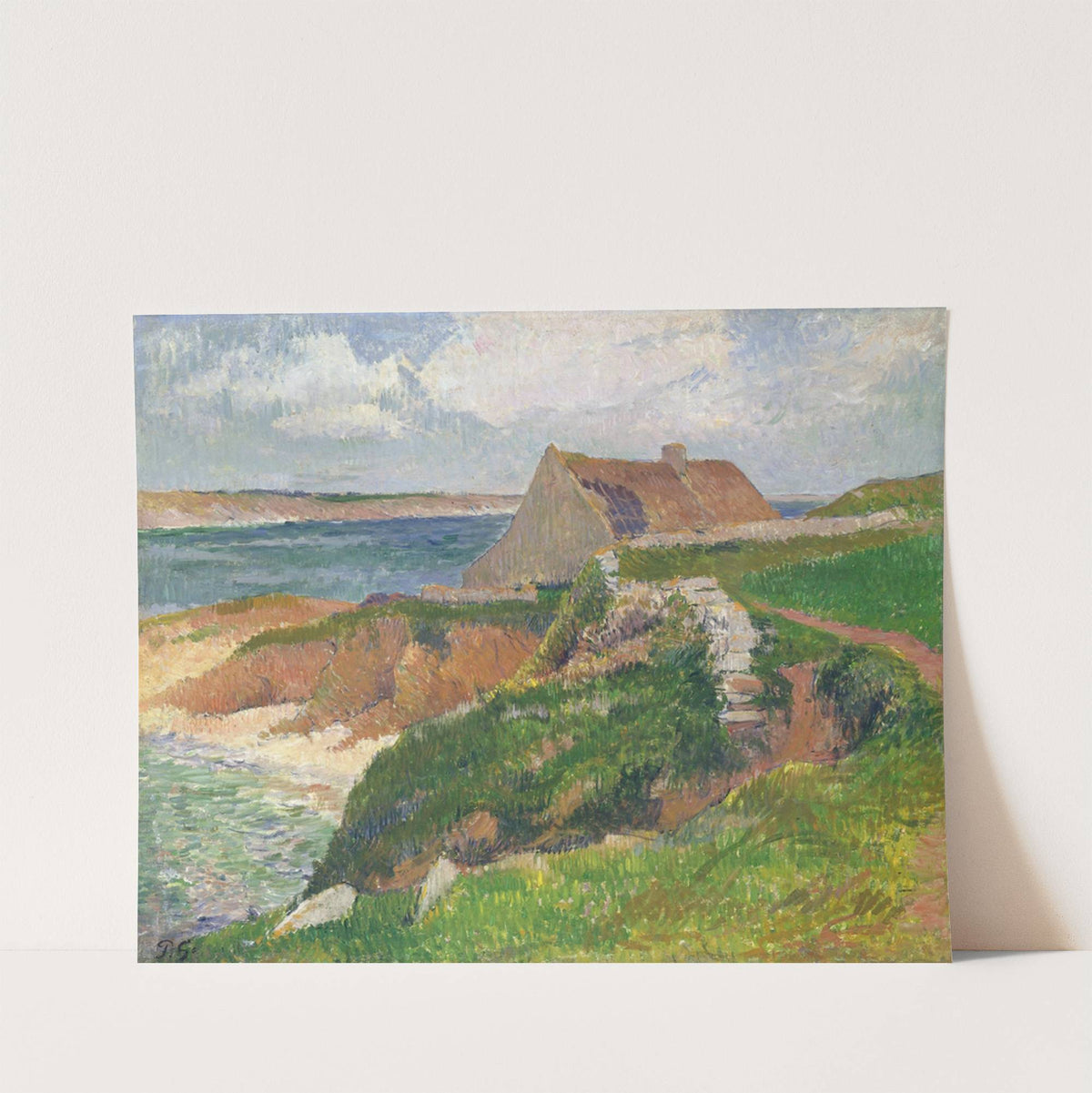 The Island of Raguenez,Brittany by Henry Moret