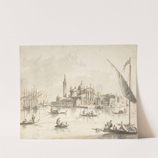 The Island of San Giorgio Maggiore, Venice by Giacomo Guardi
