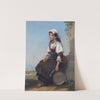 The Italian Tambourine Girl by Thomas Jones Barker