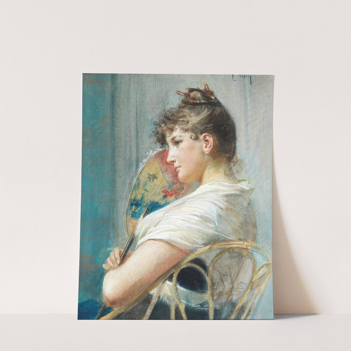 The Japanese Fan by Eduard Veith