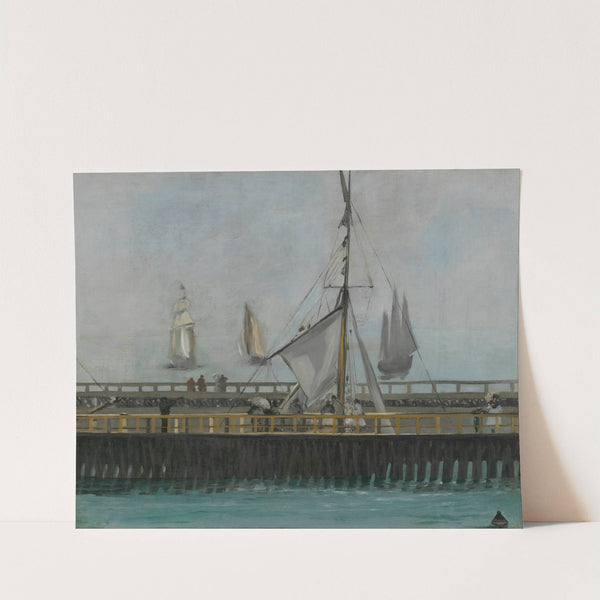 The jetty of Boulogne-sur-Mer (1868) by Édouard Manet