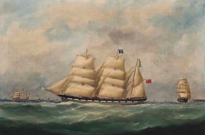 The John Paterson In Three Positions Off Le Havre