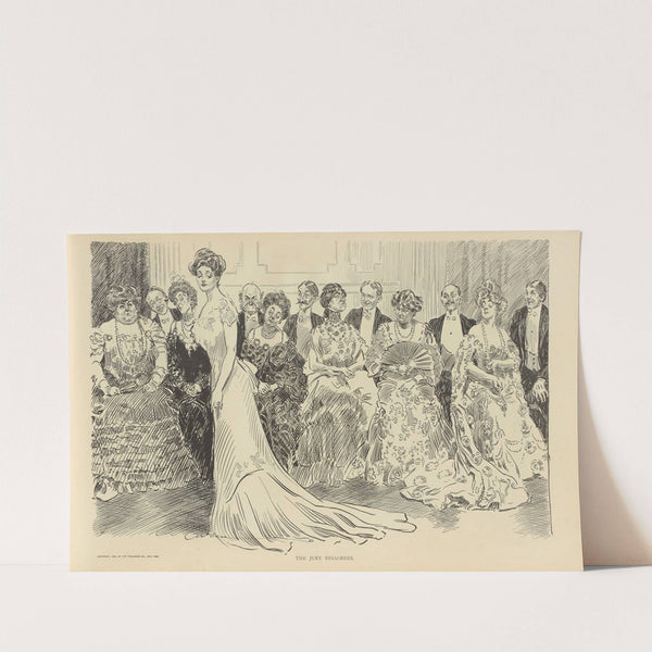 The jury disagrees (1900-1905) by Charles Dana Gibson