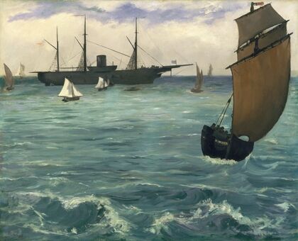 The ‘Kearsarge’ at Boulogne