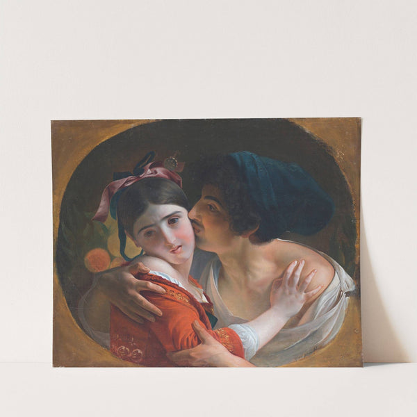 The Kiss by After Feodor Antonovich Moller
