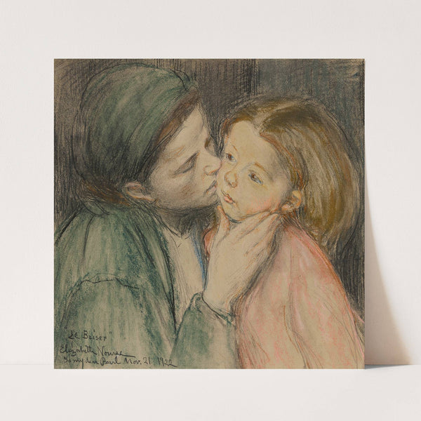 The Kiss (Le Baiser) (1906) by Elizabeth Nourse