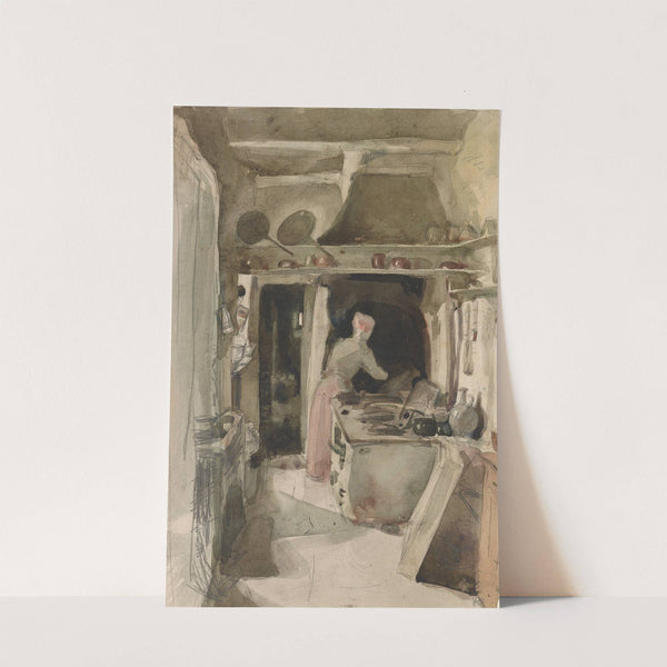 The Kitchen (1858) by James Abbott McNeill Whistler