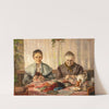 The knitters by Otto Goldmann