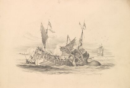 The Kracken, Supposed a Sepia or Cuttle Fish