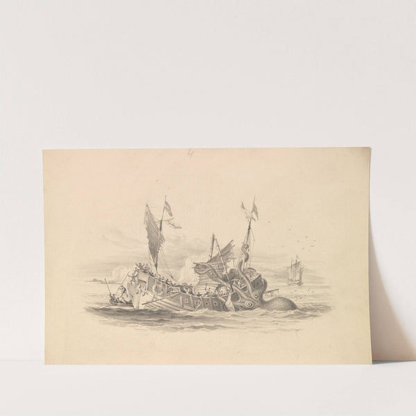 The Kracken, Supposed a Sepia or Cuttle Fish (ca. 1837) by James Stewart