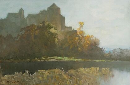 The Kufstein Fortress in Twilight