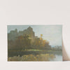 The Kufstein Fortress in Twilight (early 1940s) by Oskar Mulley