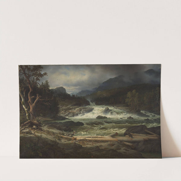 The Labro Falls at Kongsberg by Thomas Fearnley