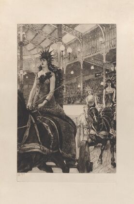 The Ladies of the Chariots at the Hippodrome (Ces dames des chars à l’Hippodrome) (1885)