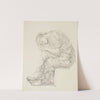 The Lament - Study for the Figure on the Right by Sir Edward Coley Burne-Jones