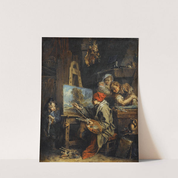 The Landscape Painter by François Boucher