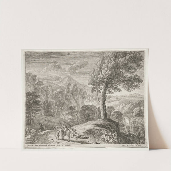 The Large Tree and the Cascade (c. 1652–54) by Herman van Swanevelt