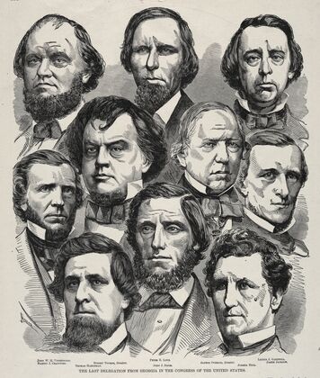The Last Delegation from Georgia in the Congress of the United States (1860)