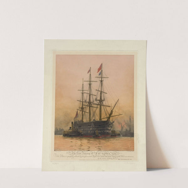 The last journey of ‘Victory,’ (1922) by William Lionel Wyllie