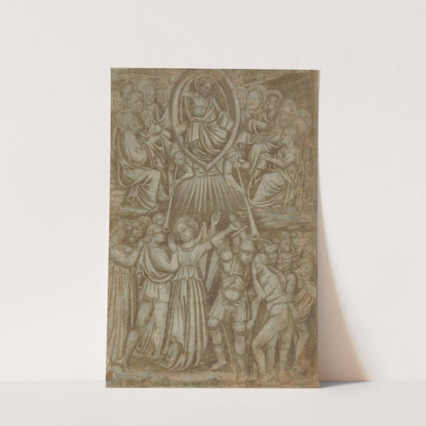 The Last Judgment early by Circle of Ottaviano Nelli