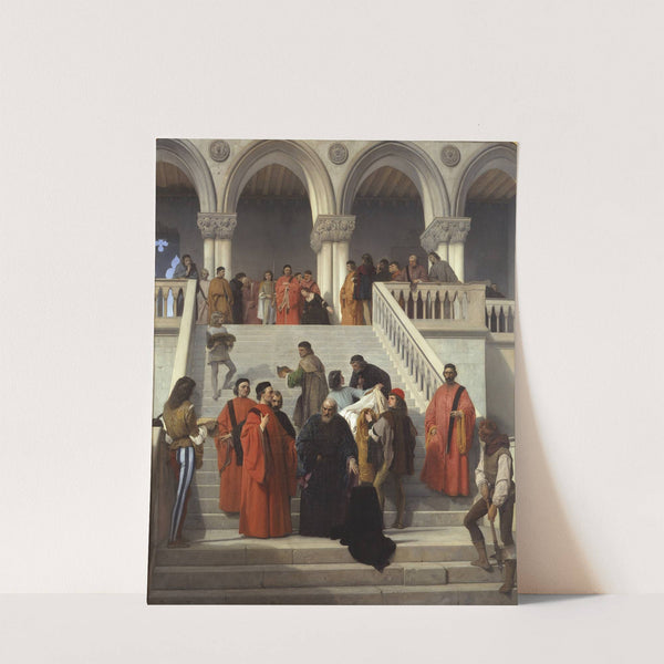 The Last Moments of Doge Marino Faliero (1867) by Francesco Hayez