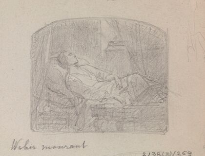 The Last Moments of the Composer Carl Maria von Weber