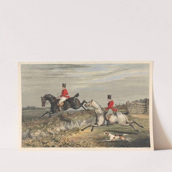 The Leap (1828) by Henry Thomas Alken
