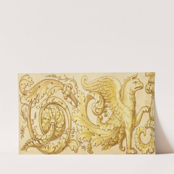 The left half of a frieze (1825–50)