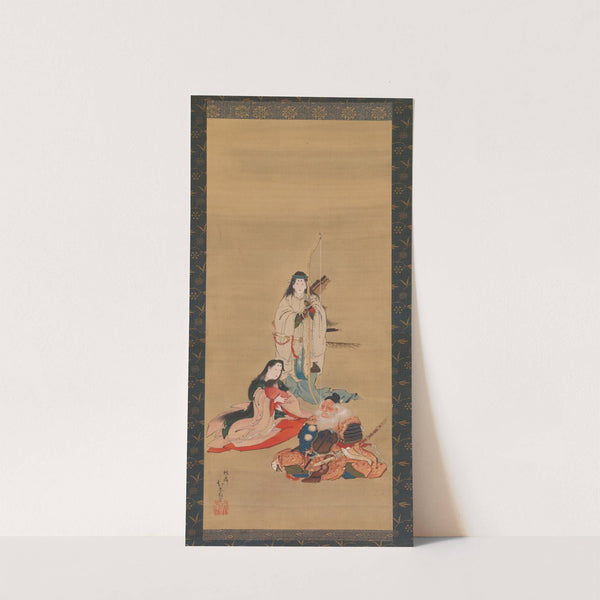 The Legendary Empress Jingū (19th century) by Kōsai Hokushin