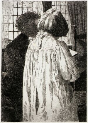 The Lesson (ca. 1887-1893)