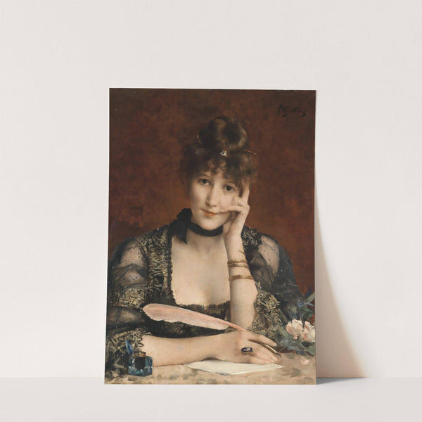 The Letter by Alfred Stevens