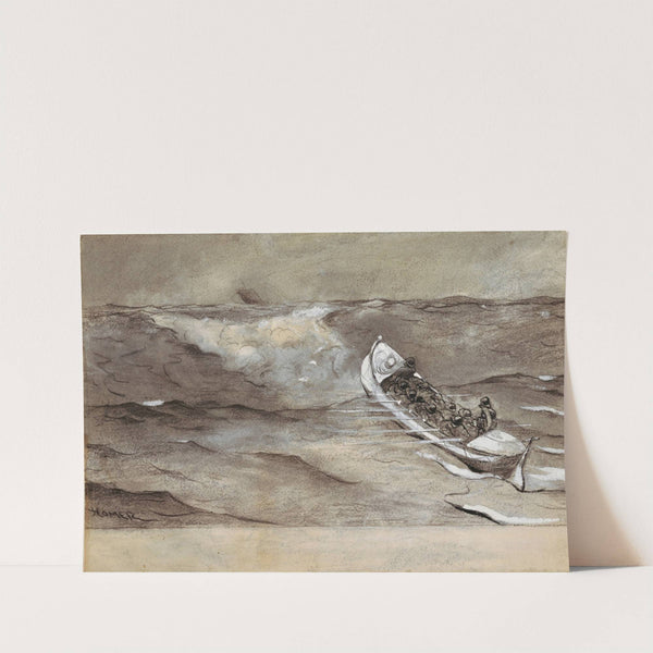 The Life Boat by Winslow Homer