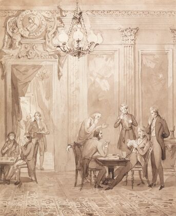 The Life of a Nobleman: Scene the Fifth – The Gambling House